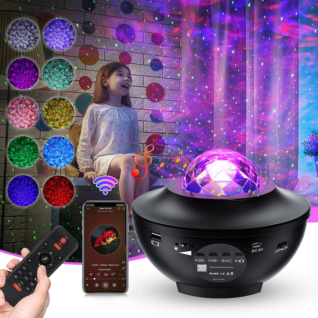 Starry Projector Light Galaxy Seen for Kids, LED Star Projector Star Lights with Remote Control