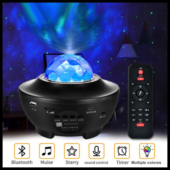 Starry Projector Light Galaxy Seen for Kids, LED Star Projector Star Lights with Remote Control