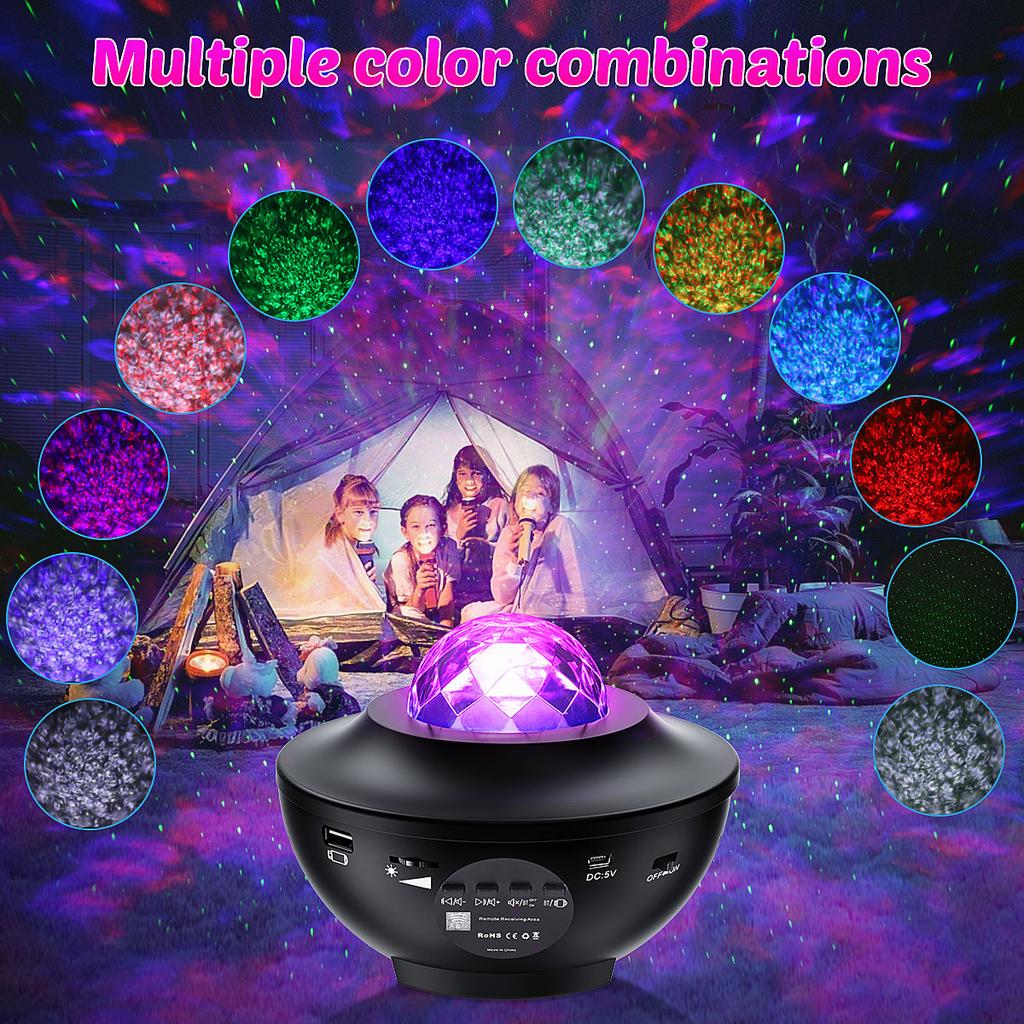 Starry Projector Light Galaxy Seen for Kids, LED Star Projector Star Lights with Remote Control
